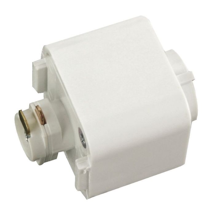 Single Circuit Track Adaptor White