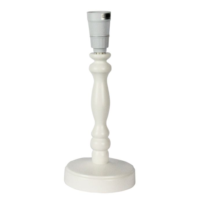 ROSALIE 27 TABLE LAMP BASE ONLY WHITE