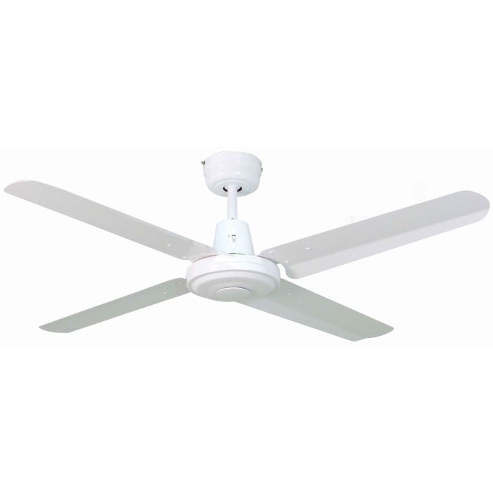 Swift 4 Blade 48" (1200mm) Metal Ceiling Fan White