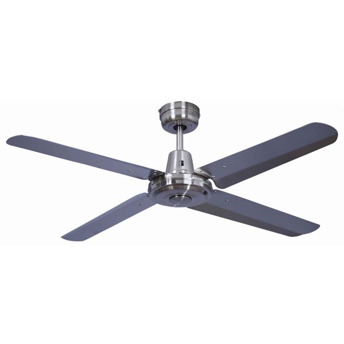 Swift 4 Blade 48" (1200mm) Metal Ceiling Fan Brushed Chrome