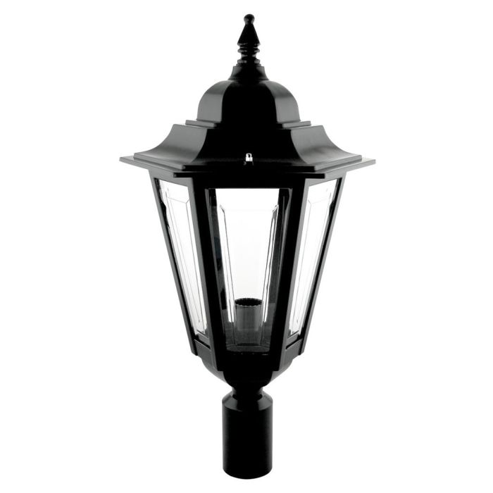 Turin Post Top Light Large Black - 15507