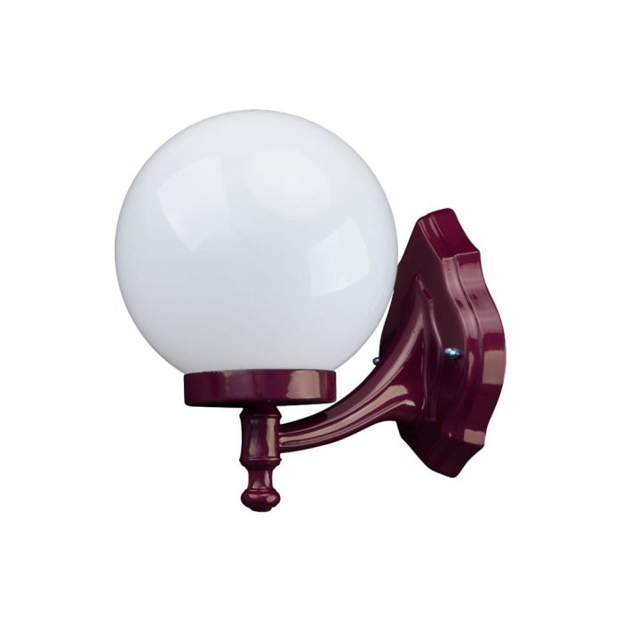 Siena 20cm Sphere Wall Bracket Light Burgundy - 15520	