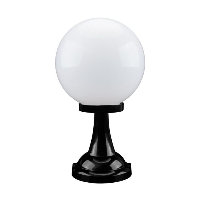 Siena 25cm Sphere Pillar Mount Light Black - 15525