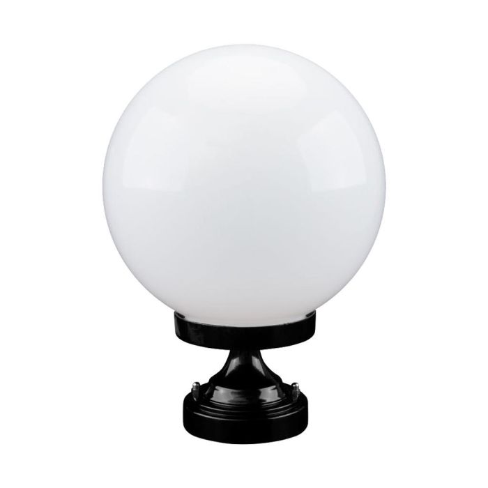 Siena 25cm Sphere CTC Pillar Mount Light Black - 15543