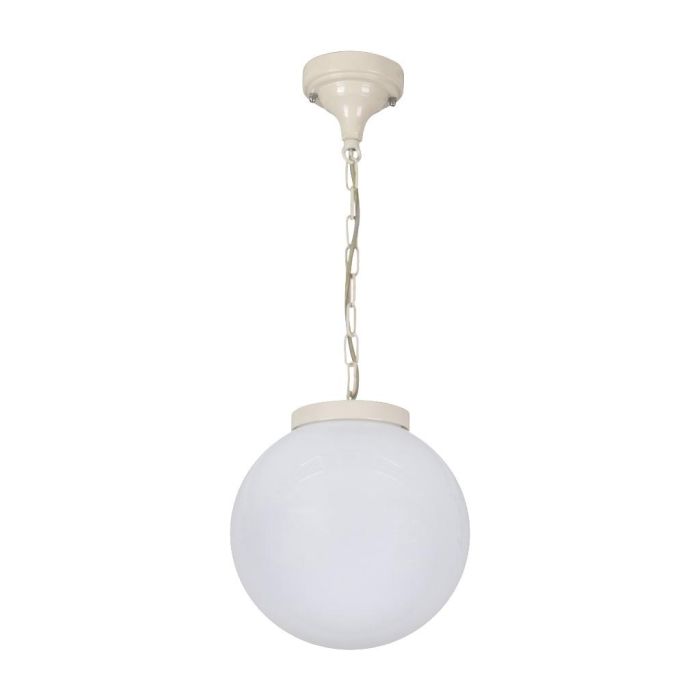 Siena 25cm Sphere Pendant Light Beige - 15554	