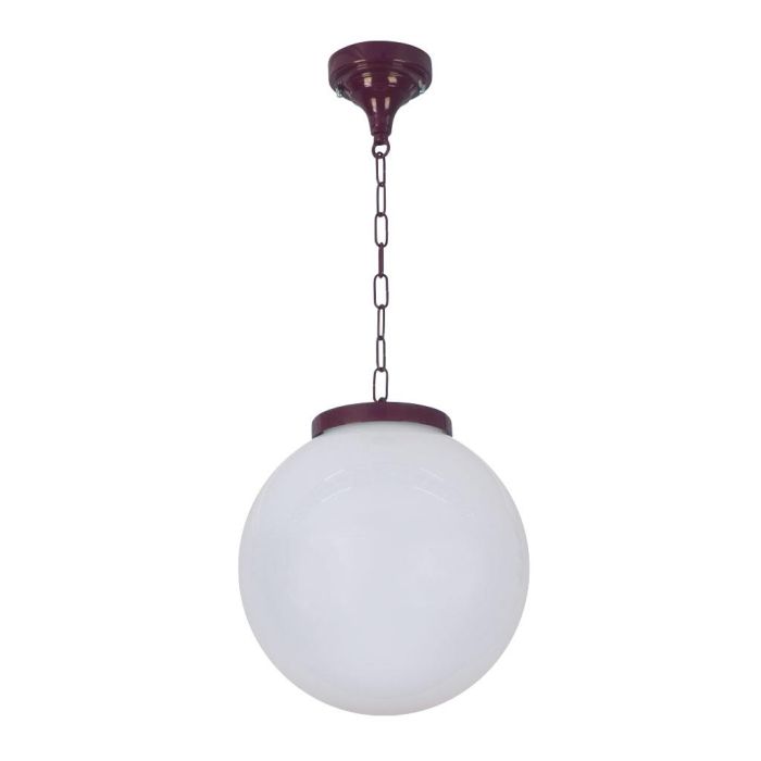 Siena 30cm Sphere Pendant Light Burgundy - 15562	