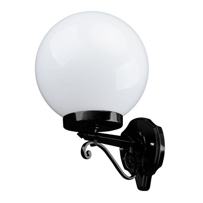 Siena 25cm Sphere Wall Light Black - 15573	