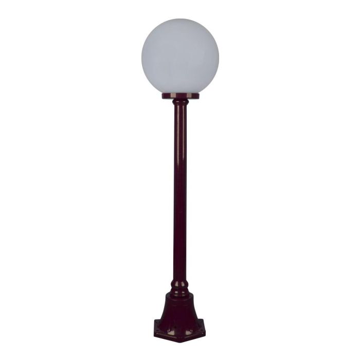 Siena 30cm Sphere Short Post Light Burgundy - 15586