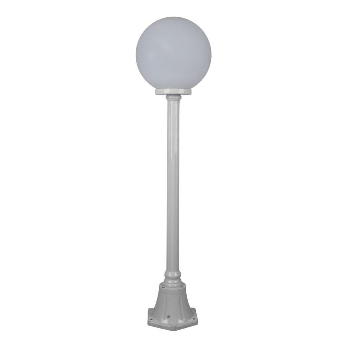 Siena 30cm Sphere Short Post Light White - 15589	