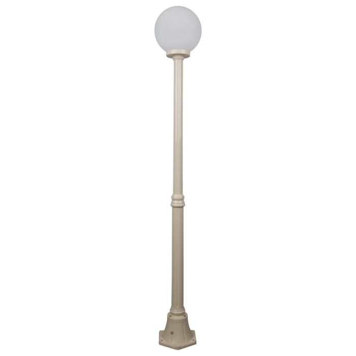 Siena 25cm Sphere Medium Post Light Beige - 15590	