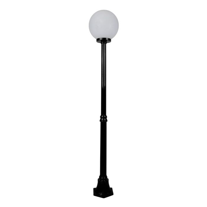 Siena 30cm Sphere Medium Post Light Black - 15597	