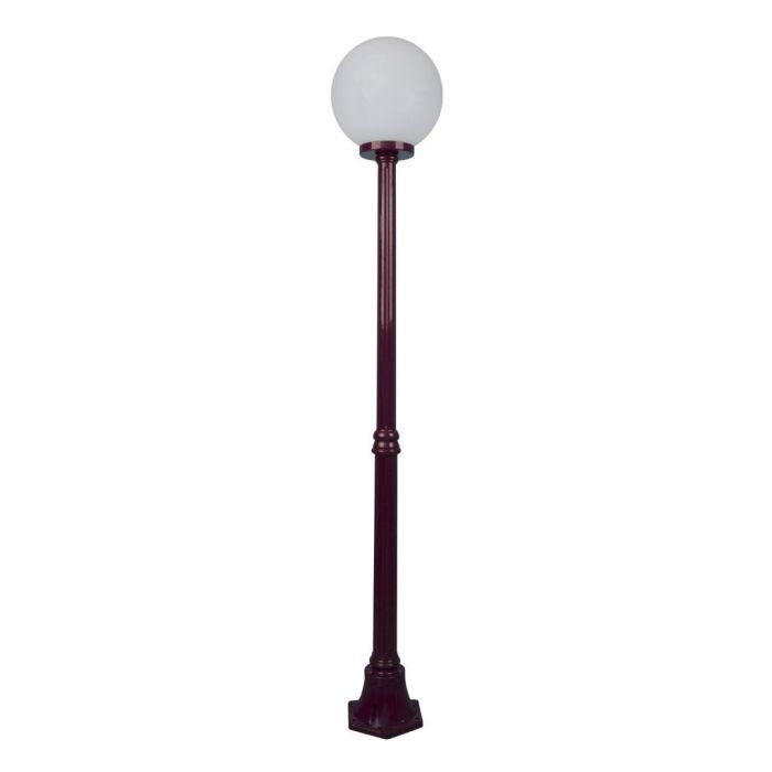 Siena 30cm Sphere Medium Post Light Burgundy - 15598	