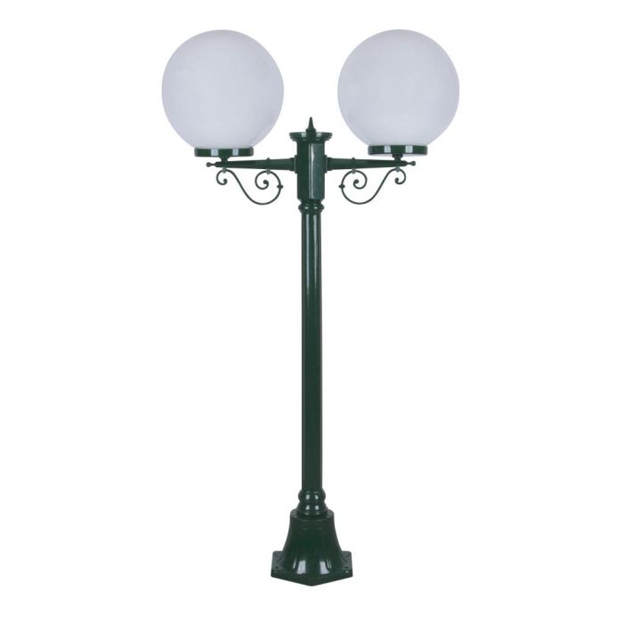 Siena Twin 30cm Spheres Short Post Light Green - 15647	