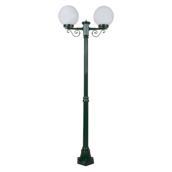 Siena Twin 25cm Spheres Medium Post Light Green - 15653	