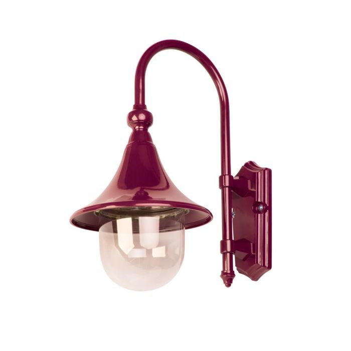 Monaco Downward Wall Light Burgundy - 15808