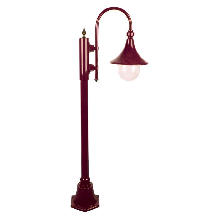 Monaco Single Head Short Post Light Burgundy - 15820	