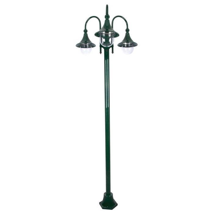 Monaco Triple Head Tall Plain Post Light Green - 15863	