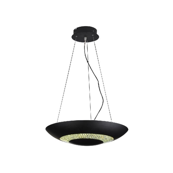 BLACK MATT LED PENDANTS PRISM-B