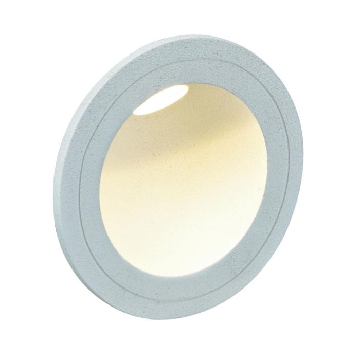 You Round 3 Watt 240V LED Recessed Step Light Aluminium / Warm White - 19985	