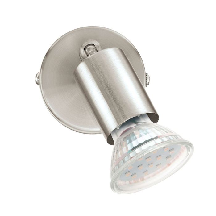 Buzz Single 5W LED Adjustable Spotlight Satin Nickel / Neutral White - 200692