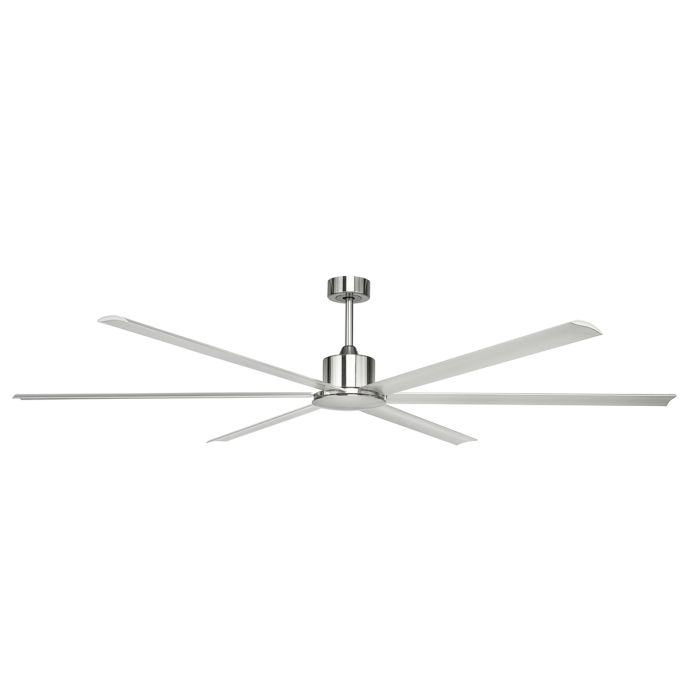 HERCULES 84" INDUSTRIAL SIZED CEILING FAN-SATIN NICKEL 20073/13 BRILLIANT LIGHTING