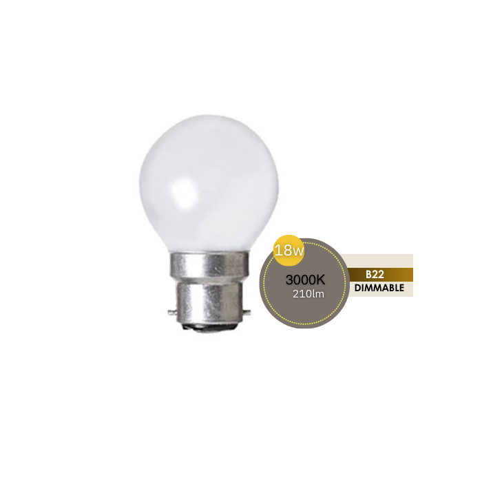 FANCY ROUND 18W BC PEARL HALOGEN LUS30201