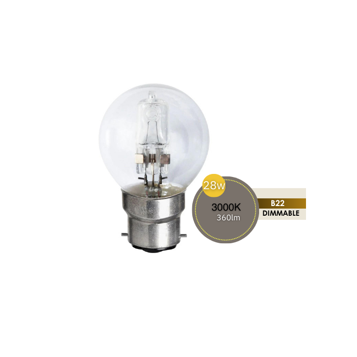 FANCY ROUND 28W BC CLEAR HALOGEN LUS30202