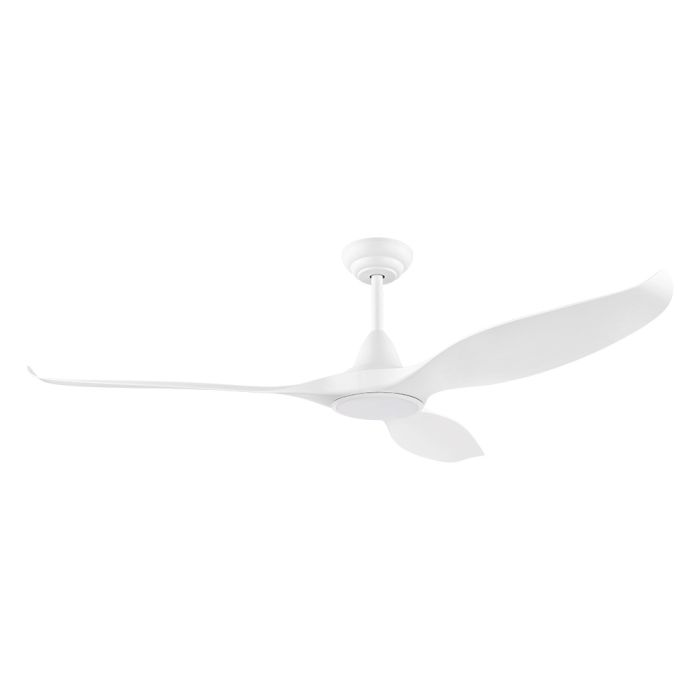 Noosa 60" 18 Watt Dimmable LED DC Ceiling Fan Matt White / Tri-Colour - 202973