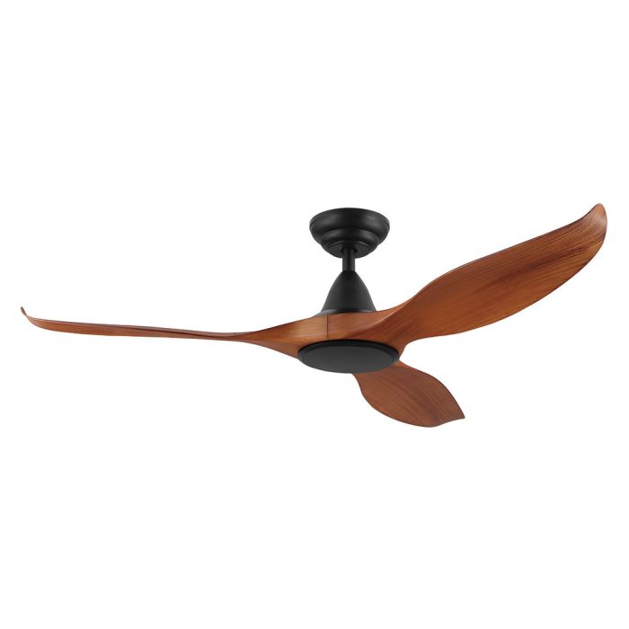 Noosa 52" DC Ceiling Fan Teak / Black - 204113