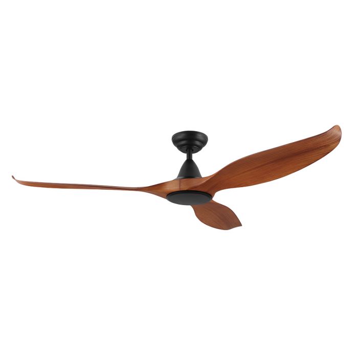 Noosa 60" DC Ceiling Fan Teak / Black - 204228