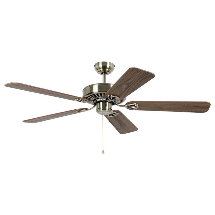 Waikiki 52" AC Ceiling Fan Antique Bronze / Walnut Blades 20518109