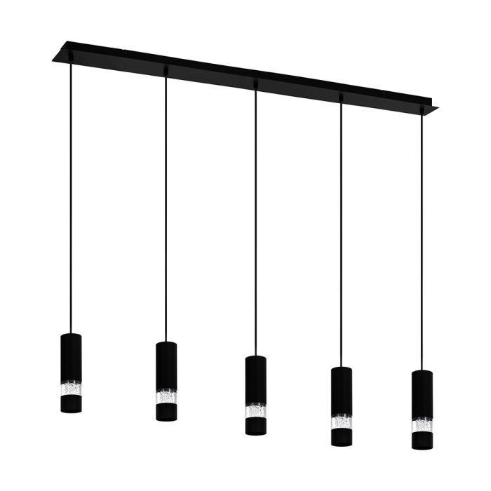 BERNABETA PENDANT LIGHT 5X5W LED 4000K BLK 205308