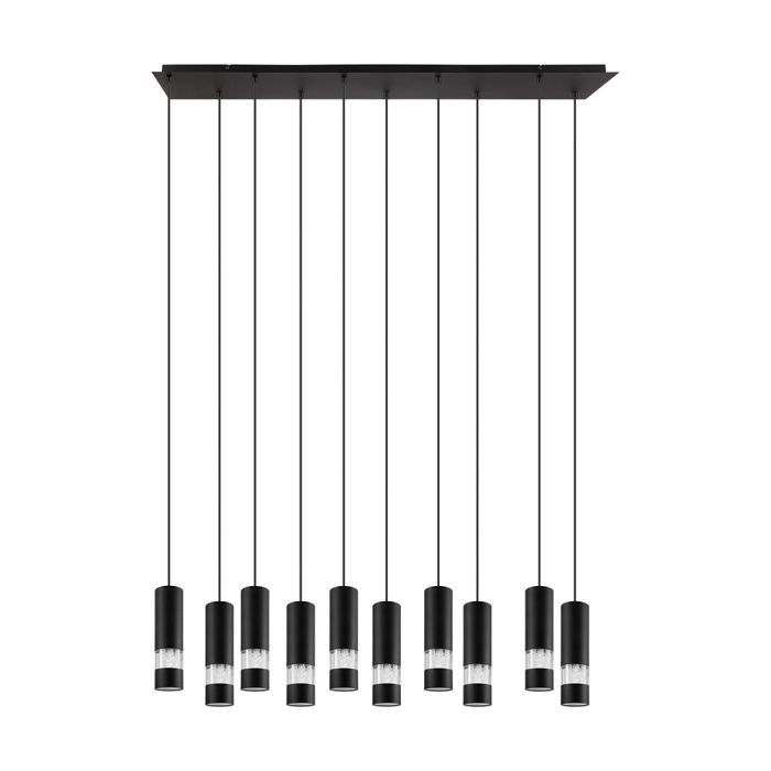 BERNABETA PENDANT LIGHT 10X5W LED 4000K BLK BAR  205309