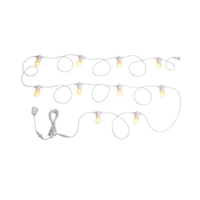 FESTOON KIT 10XE27 12V 2700K WHT FIXED 205398N