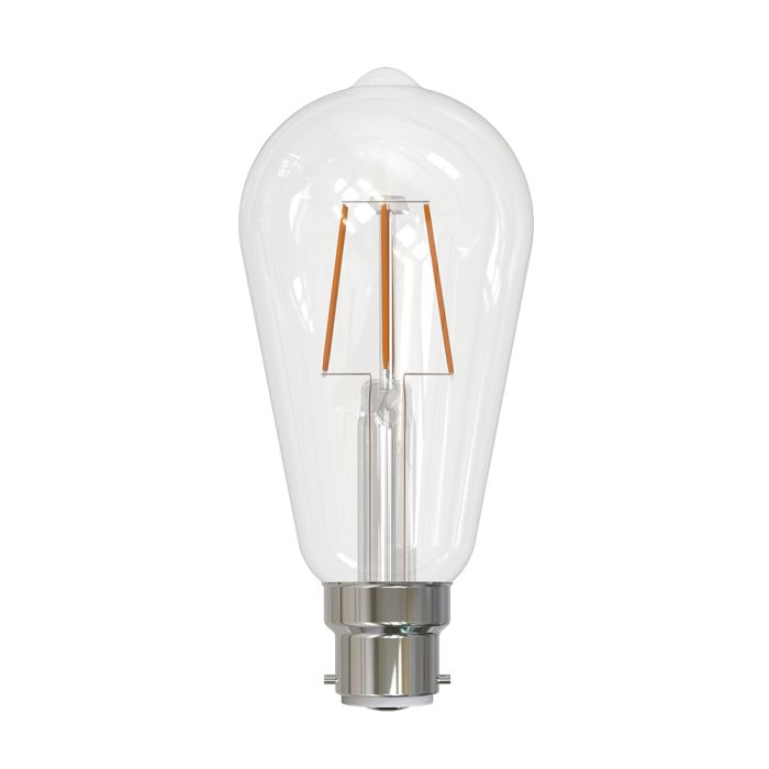 Filament ST64 Clear 5W LED B22 Dimmable / Warm White 205423