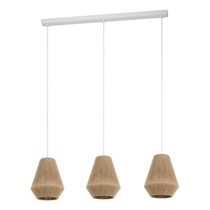 ALDERNEY PENDANT LIGHT 3X40W E27 NATURAL 206047