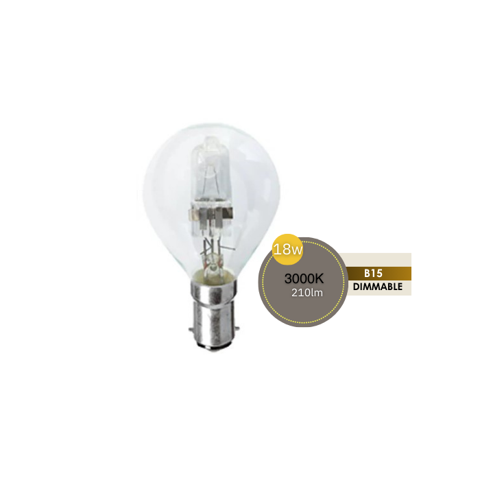 FANCY ROUND 18W SBC CLEAR HALOGEN LUS30212