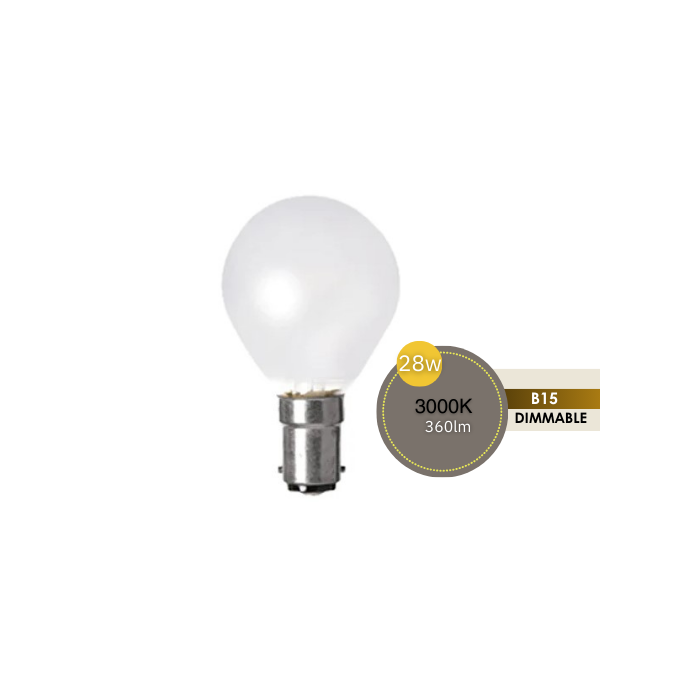 FANCY ROUND 28W SBC PEARL HALOGEN LUS30215