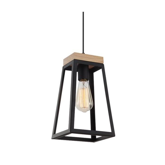 LANTERNA E27 BLACK Pendant light CLA LIGHTING