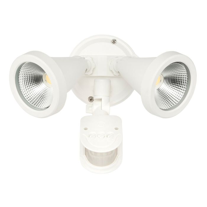 STINGER 2 TWIN SECURITY SENSOR LIGHT 10W WHITE- 22289/05