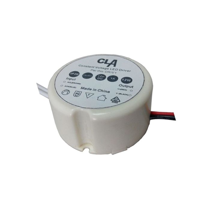 CLA LIGHTING LED DRIVER 12V DC Constant Voltage 12W IP20 DRIV1