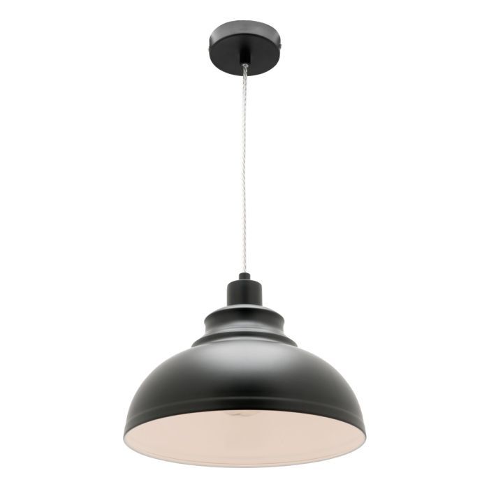 RISTO 1 LIGHT PENDANT BLACK (RIST1PBLK) COUGAR LIGHTING