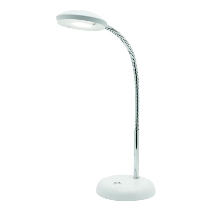 Dylan Led Table Lamp (A19411WHT) White Mercator Lighting