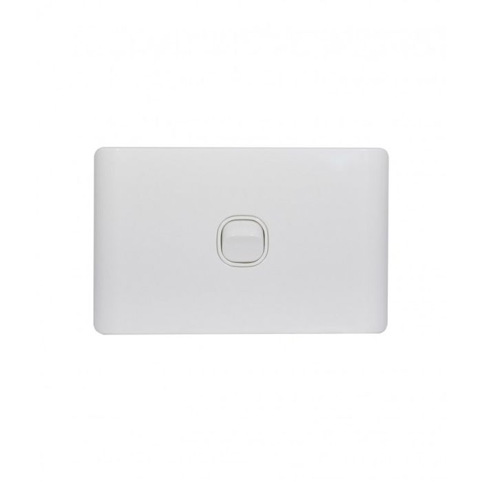 Leopard Switch Horizontal 1 Gang 16AX/20A 250V (LESW1G) GSM