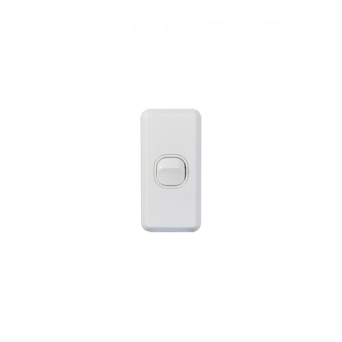 Cheetah Switch Vertical Architrave 1 Gang 16AX/20A 250V (CHSWVA1G) GSM