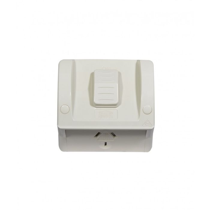 Hippo Single Outdoor Power Point IP54 10A (HPPP1G) GSM