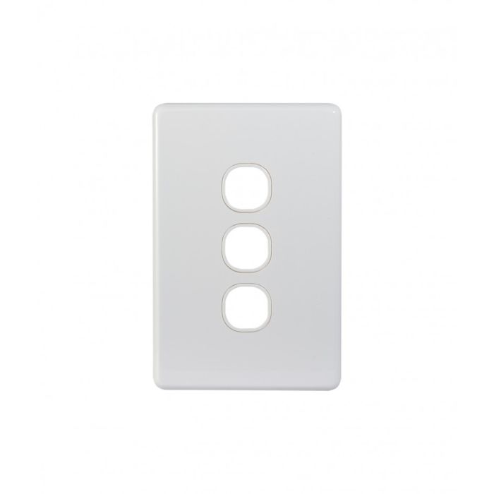 Puma Switch Plate Vertical 3 Gang (PUSWPV3G) GSM