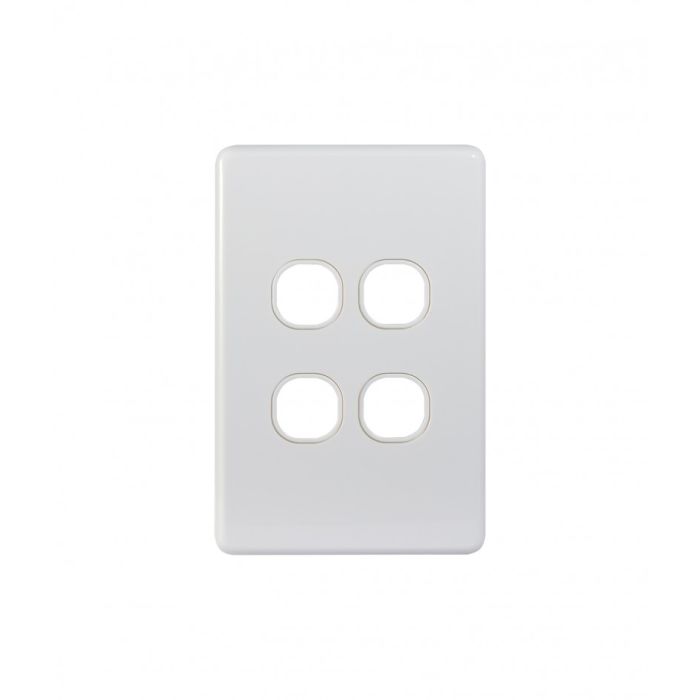 Puma Switch Plate Vertical 4 Gang (PUSWPV4G) GSM