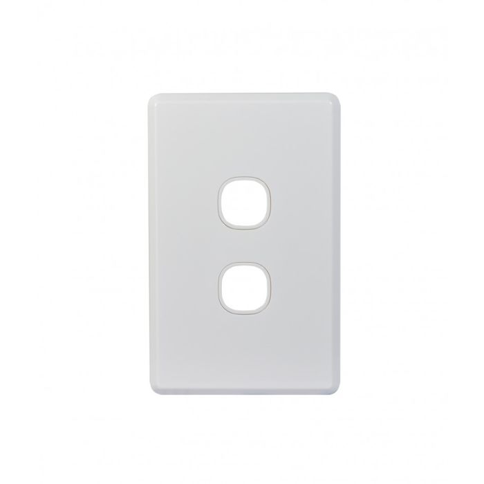 Cheetah Switch Plate Vertical 2 Gang (CHSWPV2G) GSM