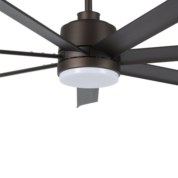 TOURBILLION CEILING FAN TRI-COLOUR LED LIGHT ACCESSORIES OIL RUBBED BRONZE 206185